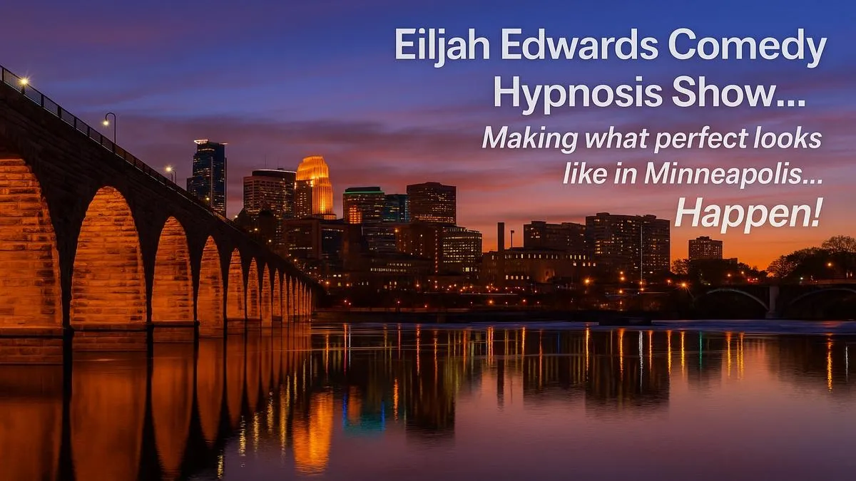 Elijah Edwards electrifies Minneapolis high‑school students with his viral comedy hypnosis show