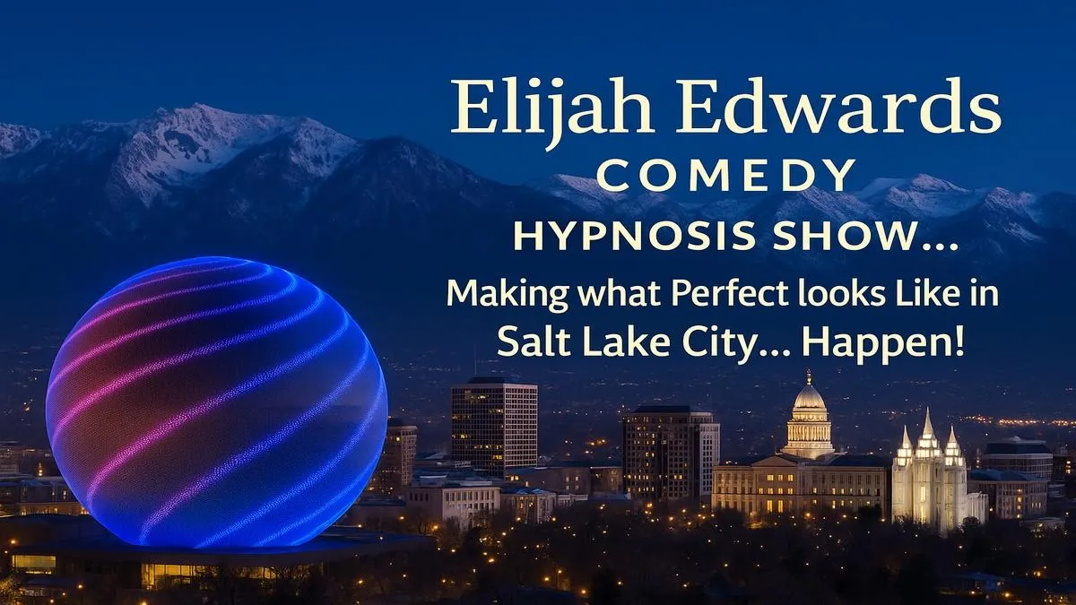 Elijah Edwards igniting a University of Utah crowd with his viral college comedy hypnosis show