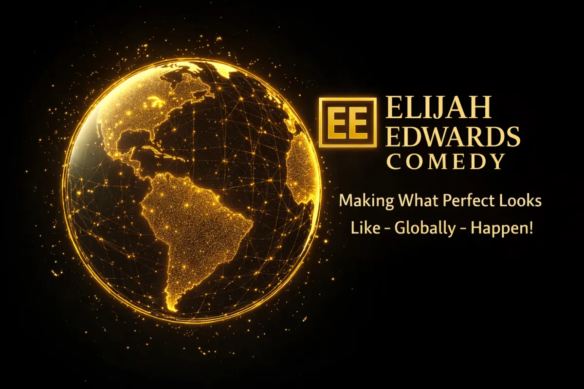 Elijah Edwards delivering a high-energy comedy hypnosis show for a packed Minneapolis audience