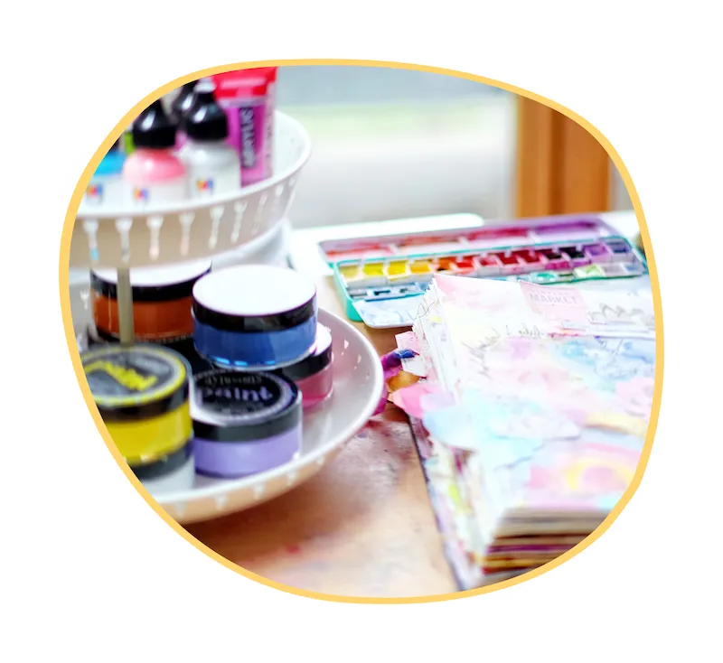 Watercolor supplies