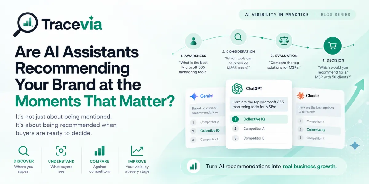 Are AI Assistants Recommending Your Brand? | TraceVia