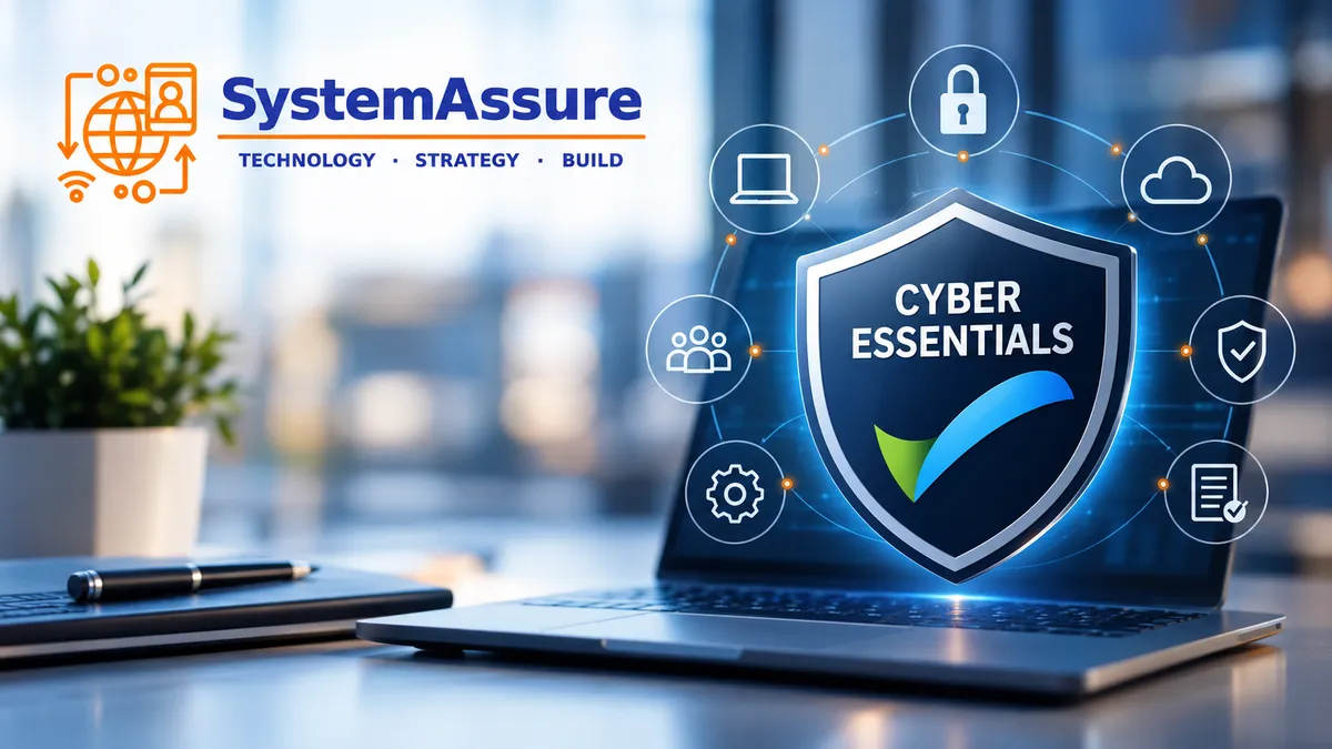 SystemAssure ITSM Ltd – Cyber Essentials Certified