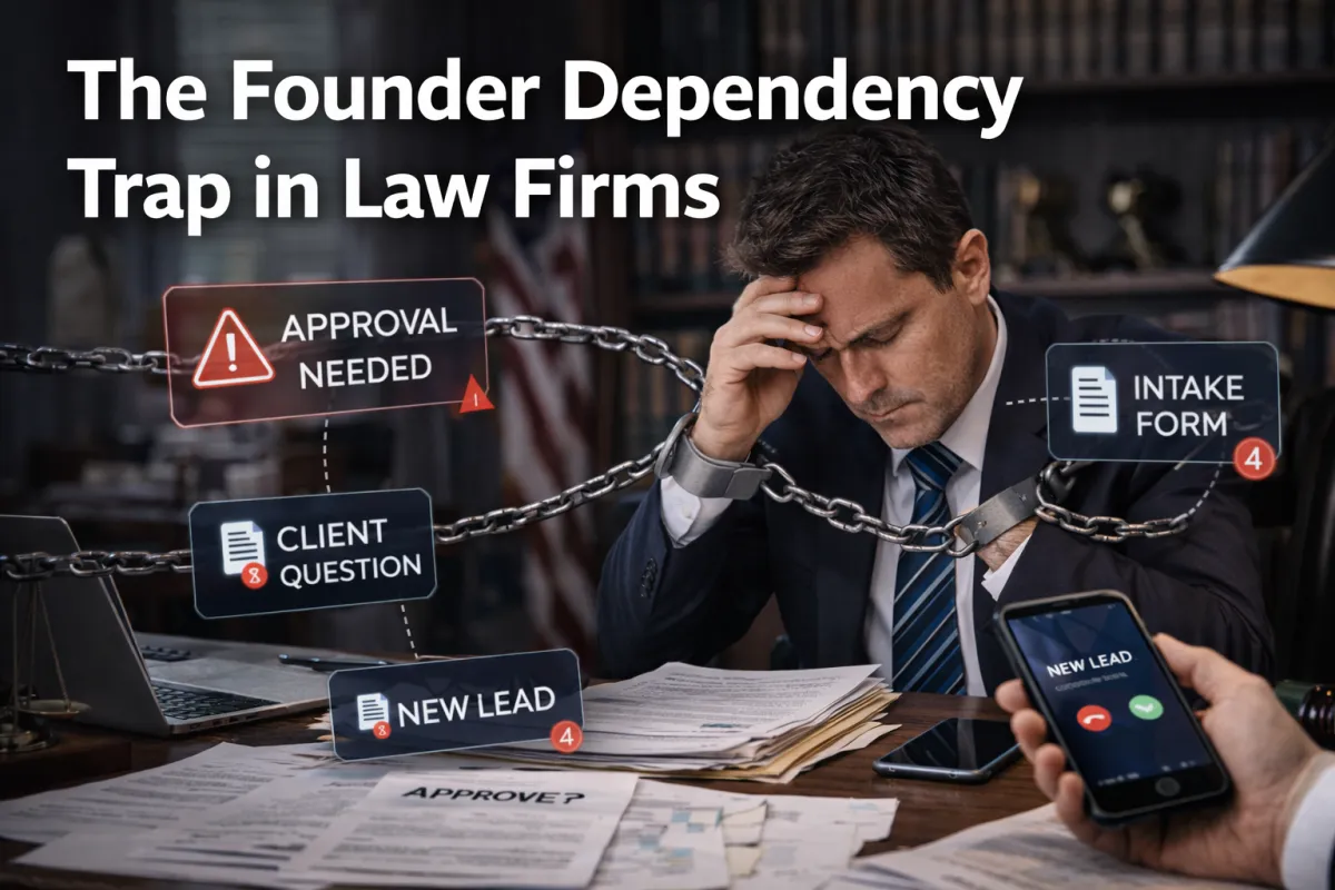 The Founder Dependency Trap in Law Firms