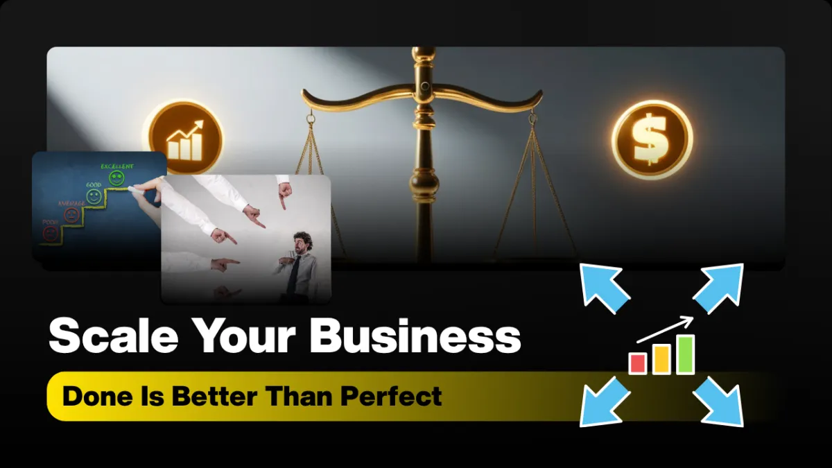 Small business team reviewing project on laptop in office