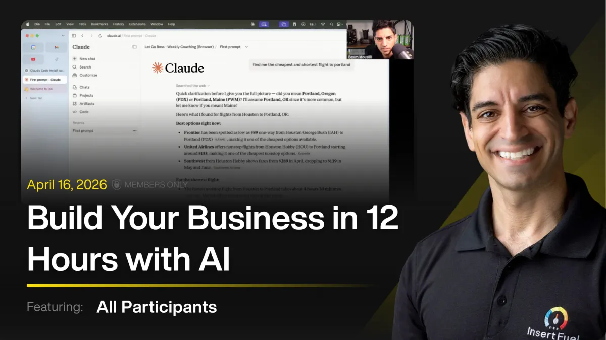 Clarity Creates Speed: What We Learned from This Week’s Coaching Call