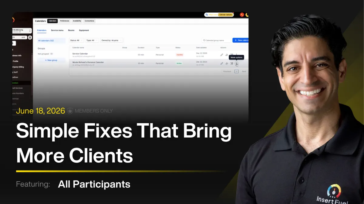 Small Fixes Create Big Results