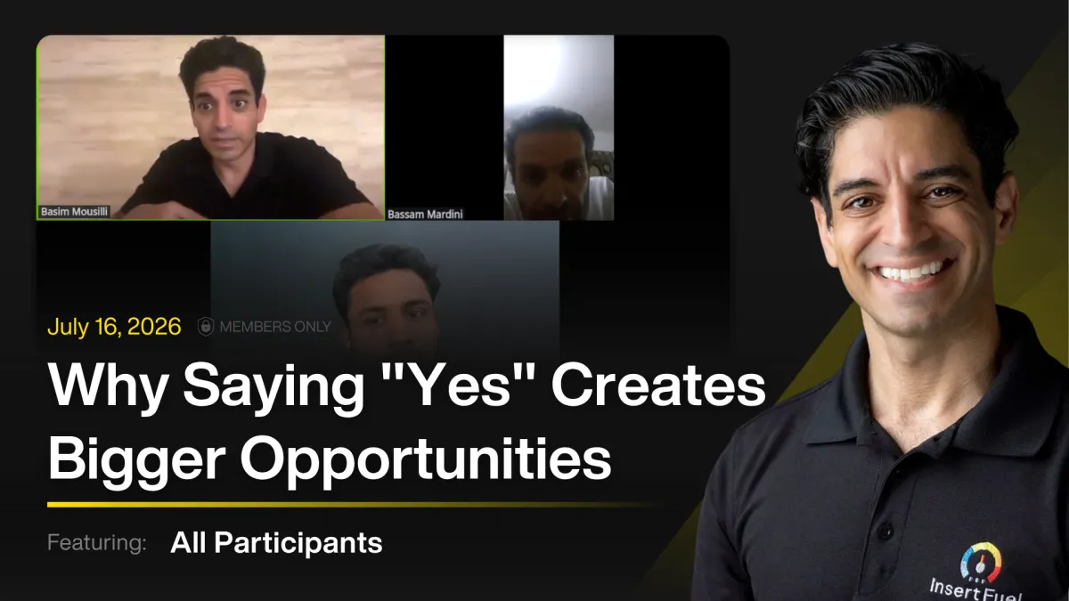 Why Saying "Yes" Creates Bigger Opportunities Than Waiting for the Perfect Client