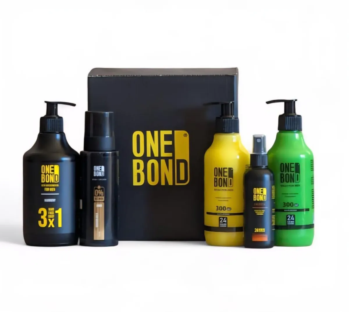 ثلاثة صناديق منتجات مع شرائط هدايا مختلفة وألعاب هدايا مميزة