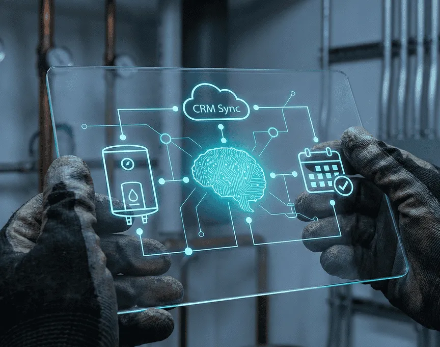 Our AI agent connects to CRM in real-time.