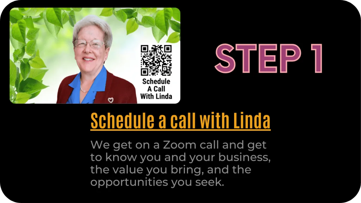 Step 1 - Schedule A Call With Linda