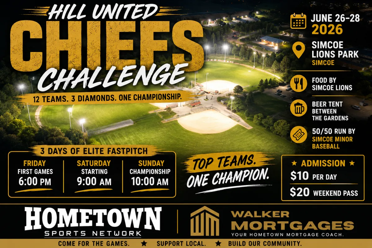 Hill United Chiefs Challenge fastball tournament at Simcoe Lions Park