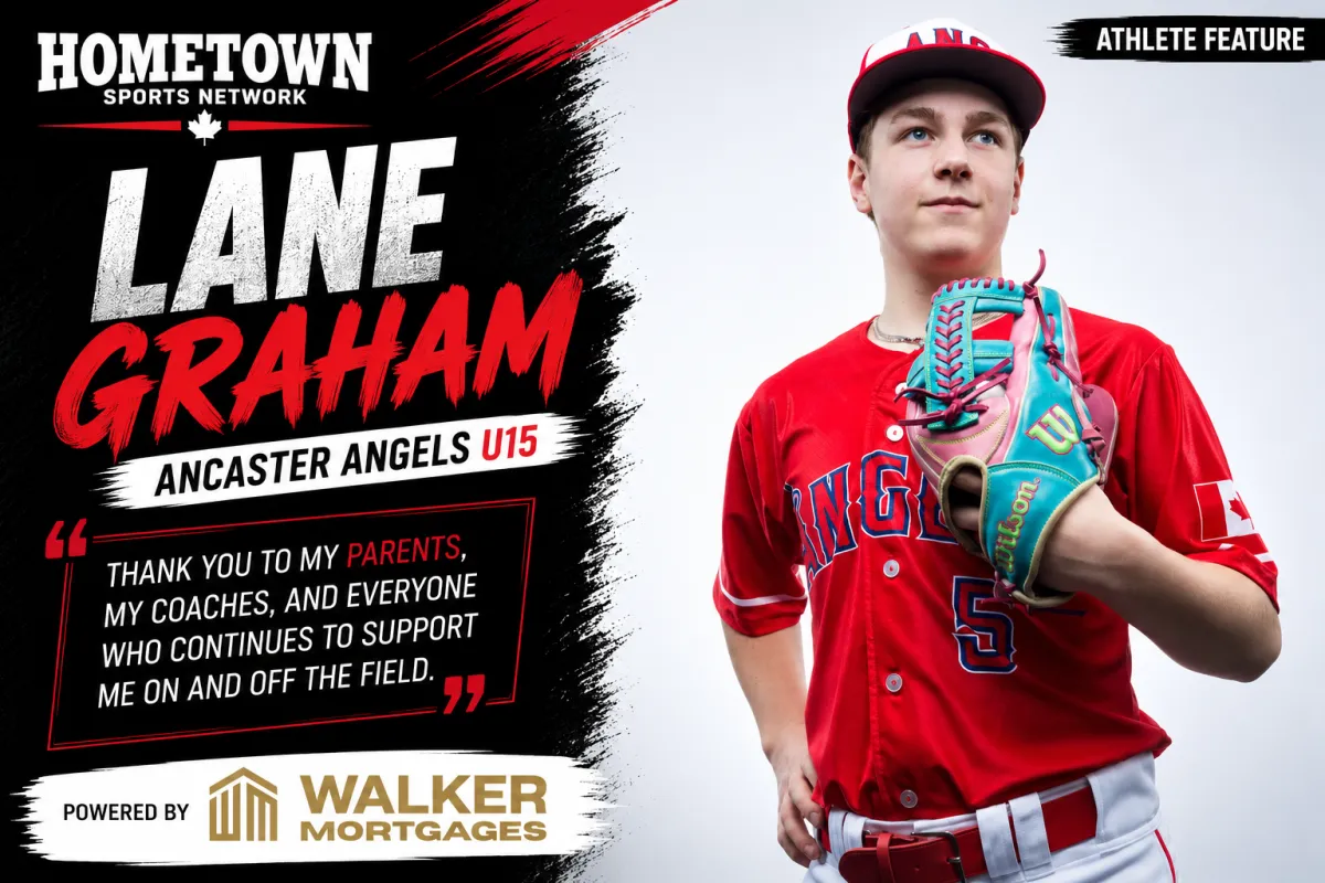 Lane Graham, Hagersville baseball player, age 14