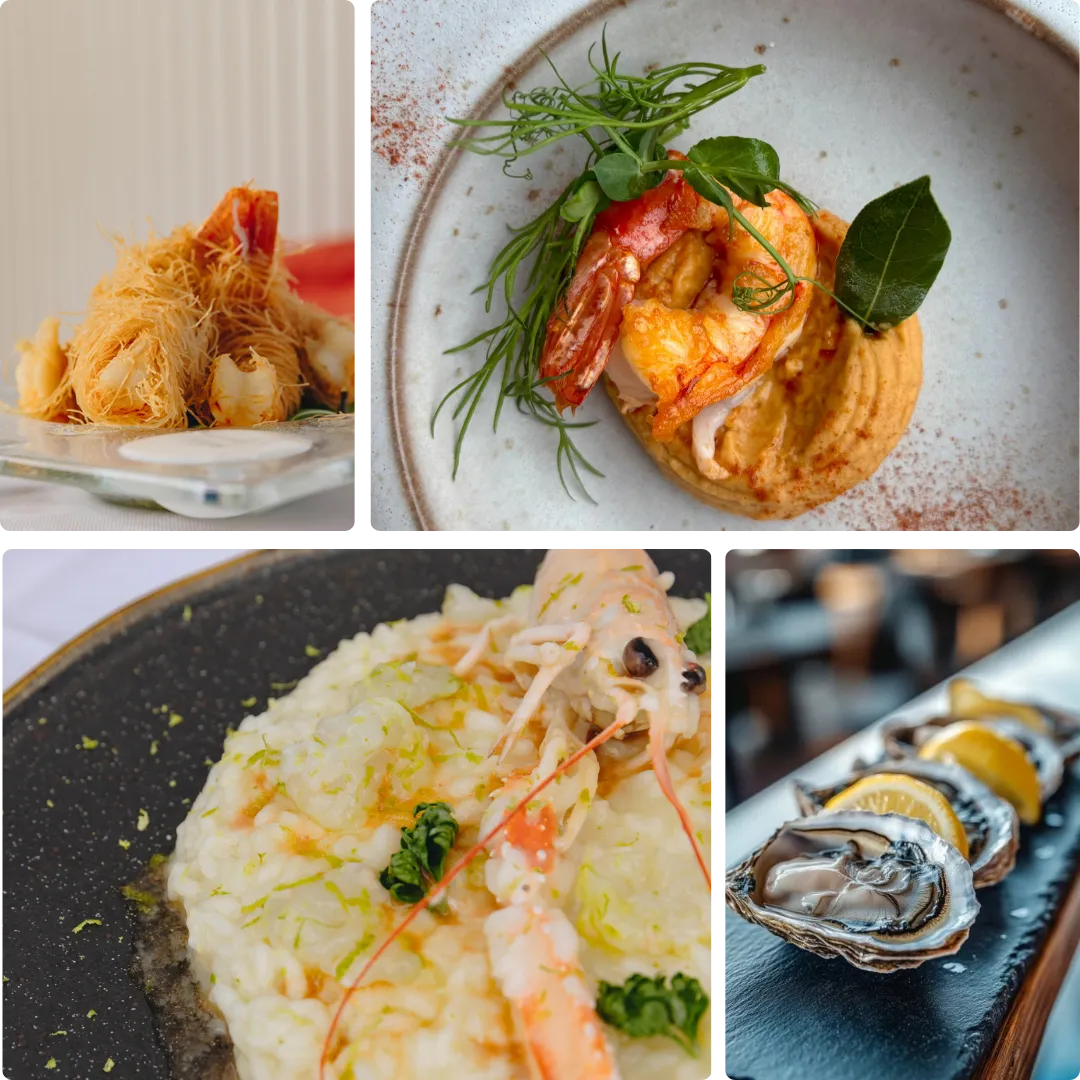 Chef che prepara il pesce