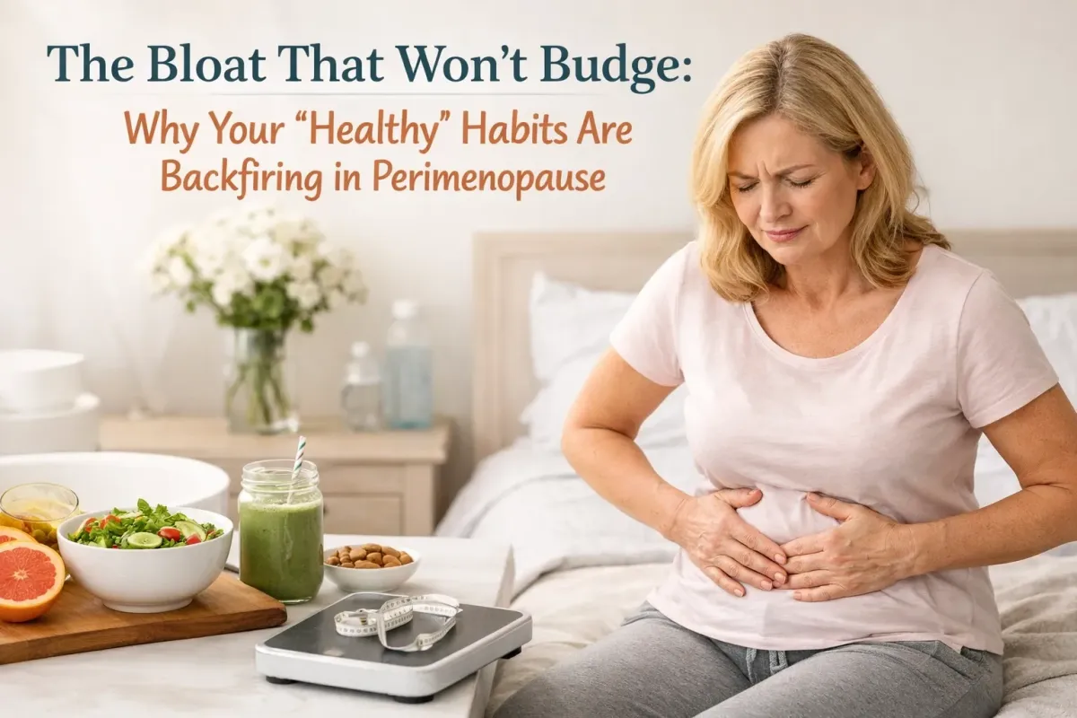 The Perimenopause Bloat: Why "Eating Clean" Isn't Working.