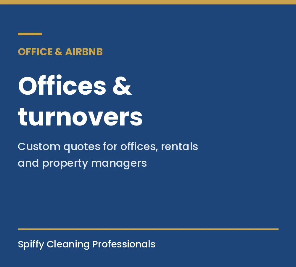 Office and Airbnb cleaning in Morris County NJ