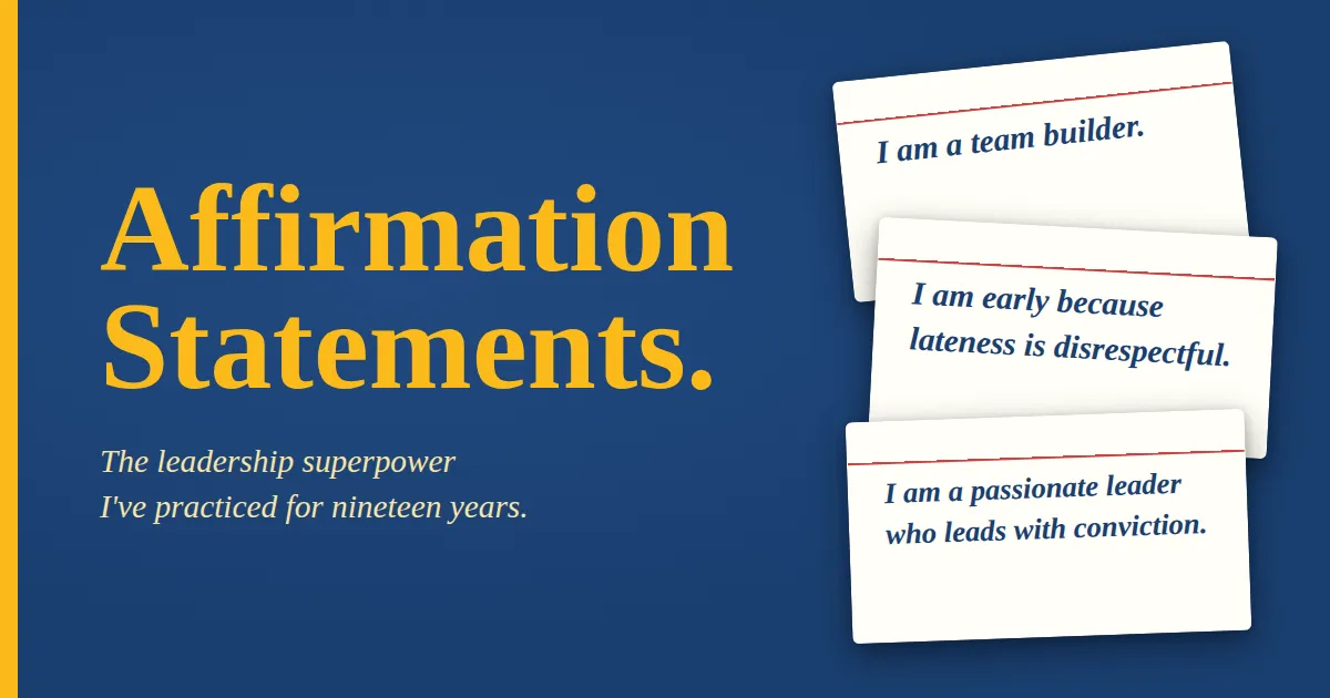 Affirmation Statements