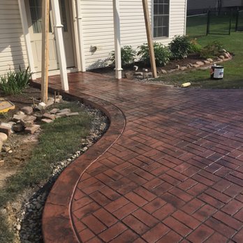 Erie Concrete builds and installs Patio