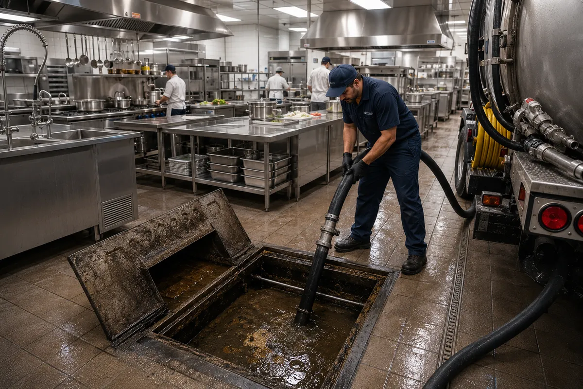 Why Does Grease Trap Cleaning Cost More for Larger Kitchens?