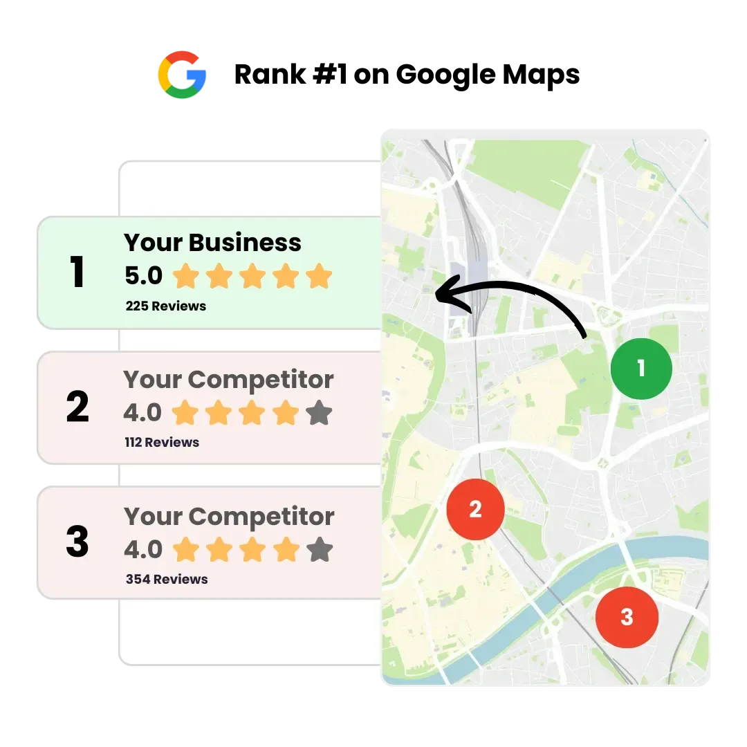 rank #1 on Google Maps