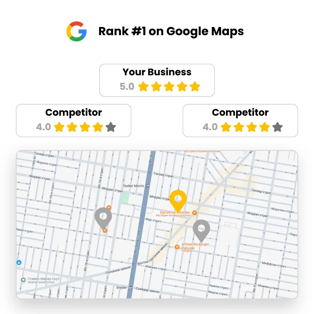 higher ratings than competition