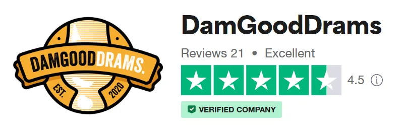 DamGoodDrams TrustPilot reviews
