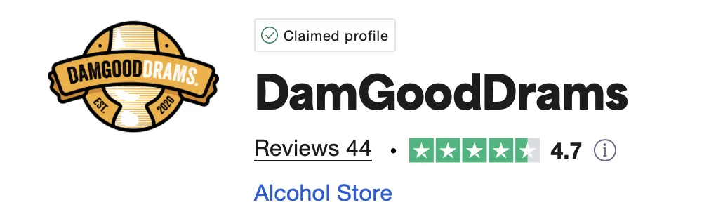 DamGoodDrams TrustPilot reviews