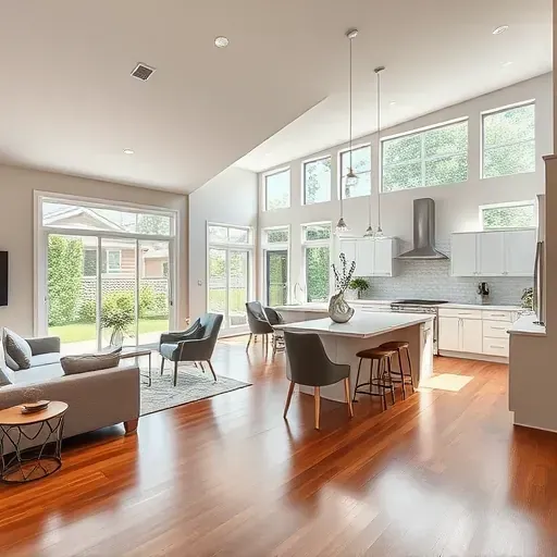 Home remodeling project in Herriman UT showcasing modern design and immaculate finishes in a spacious interior.