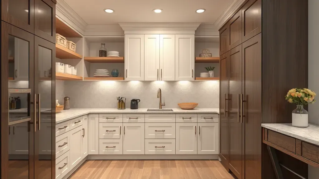Pantry Design and Installation projects in Herriman UT featuring modern storage solutions and stylish designs.