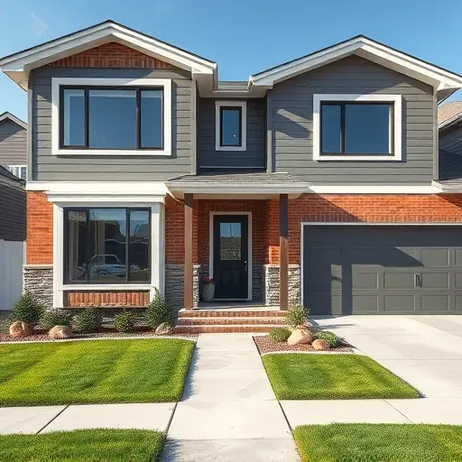 Home remodeling project in Herriman, UT showcasing a modern kitchen and living area in elegant design.
