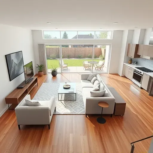 Beautiful North Salt Lake home remodel featuring a modern living room, spacious kitchen, hardwood floors, and landscaped backyard.