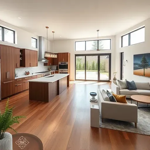 Bountiful, UT home remodeling with modern interior, hardwood floors, quartz countertops, large windows, and stylish decor.