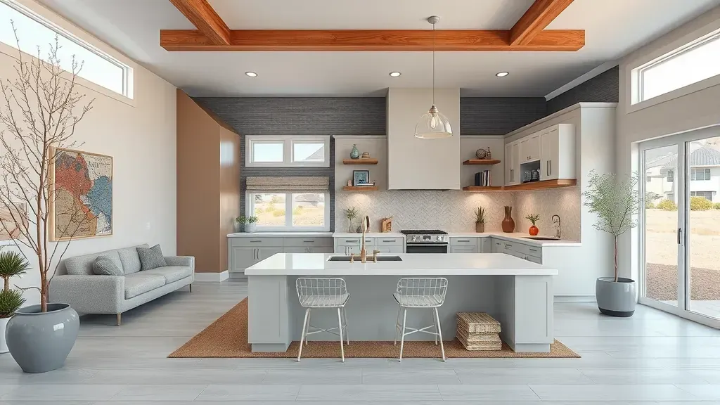 Home Remodeling in Holladay, UT featuring modern kitchen design and stylish living spaces.