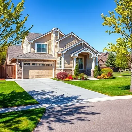 Newly installed beige vinyl siding on modern Herriman home with lush landscape, driveway, suburban neighborhood, and mountain views