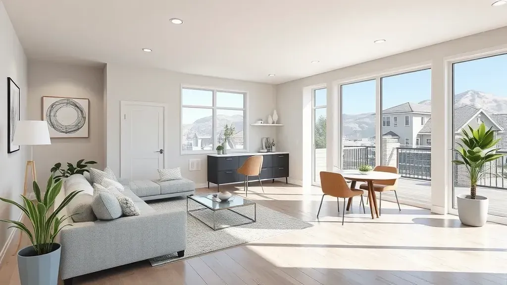 Home Remodeling in North Salt Lake, UT with modern design elements and a bright, spacious layout