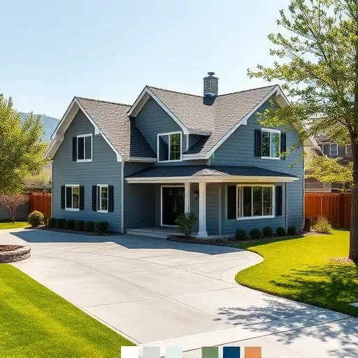 Beautiful Herriman, UT home addition with modern siding, premium windows, and lush landscaped surroundings.