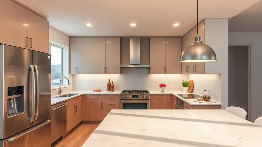 Renovated Sugarhouse kitchen with modern appliances, granite countertops, custom wood cabinets, hardwood floors, and bright natural light.