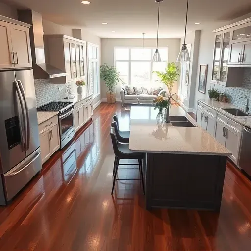 Modern kitchen remodel in Kaysville UT with sleek appliances, elegant cabinetry, and inviting natural light.