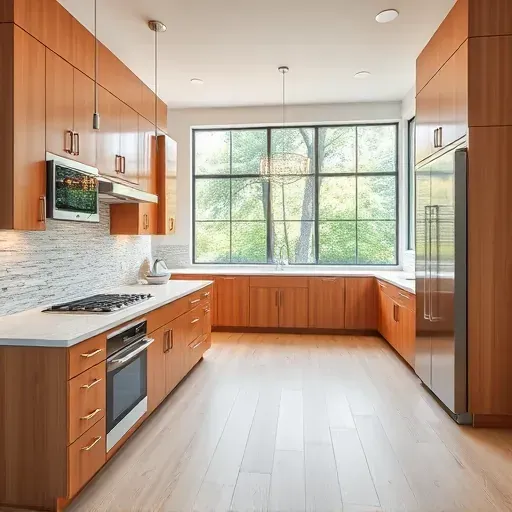 Renovated North Salt Lake kitchen with granite counters, stainless appliances, custom wood cabinets, and natural light.