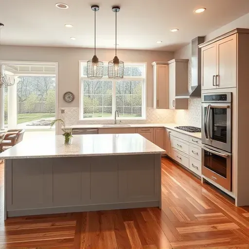 Beautiful West Jordan kitchen remodel with granite counters, stainless appliances, wooden cabinetry, and bright natural light.