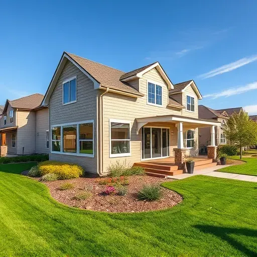Beautiful modern home addition in Herriman Utah with sleek windows lush landscaping and contemporary design features
