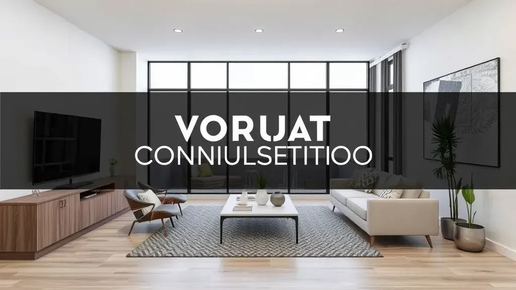 Virtual consultation setting for home remodeling showcasing modern design elements in Herriman, UT with no people.