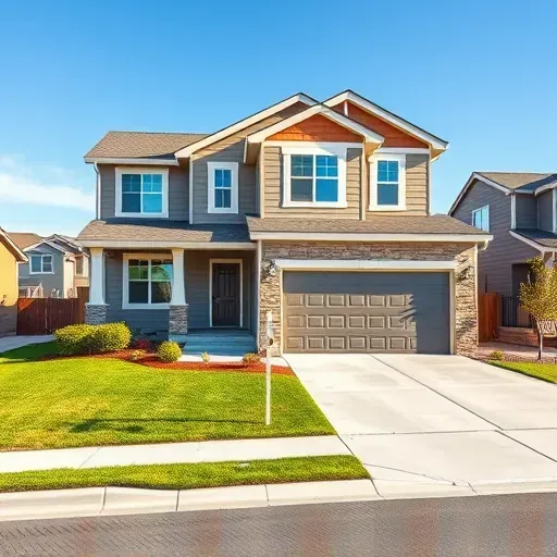 Modern Herriman home with fresh siding, stone accents, lush yard, and stylish driveway in a sunny suburban setting.