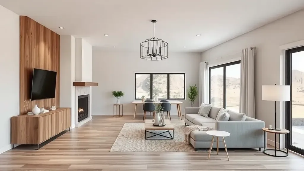 Home Remodeling in Highland, UT showcasing kitchen renovation and modern design elements.