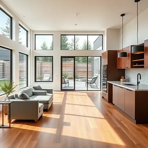 Remodeled Wasatch Hollow home with modern, airy interior, hardwood floors, custom cabinetry, and landscaped backyard.