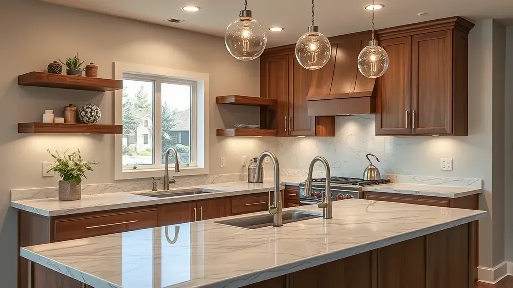 Countertop installation projects showcasing elegant designs in Herriman, UT.