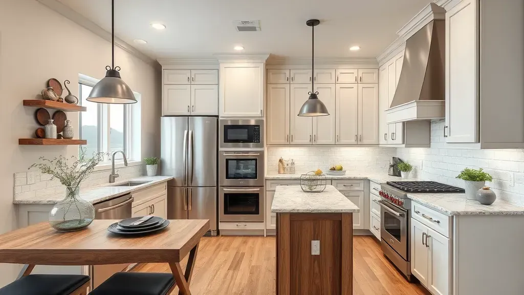 Kitchen Layout Redesign projects in Herriman UT showcasing modern designs and innovative storage solutions
