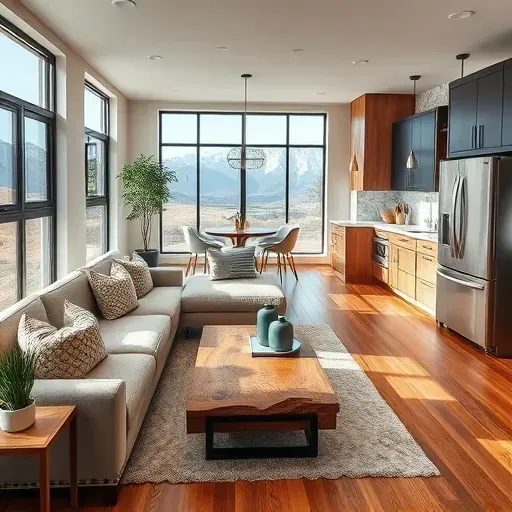 Beautifully designed open-concept living space in Salt Lake City with elegant furniture and natural light highlighting luxury.