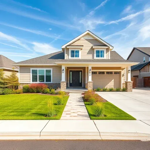 Beautiful renovated modern home in Herriman UT with fresh paint landscaped yard stone pathway and bright daylight