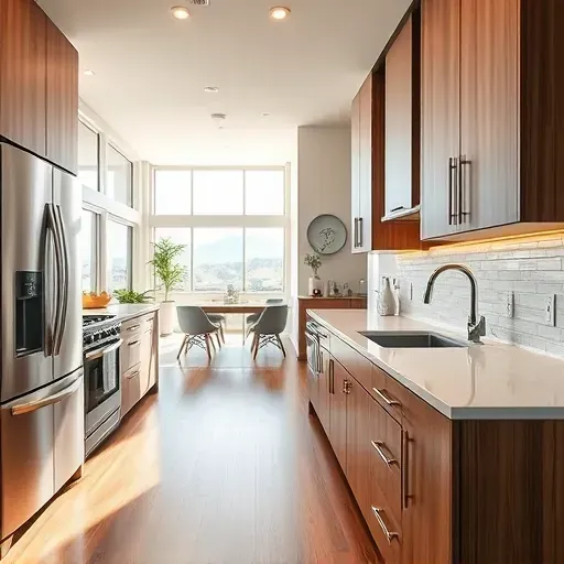 Renovated Avenues, UT kitchen with granite countertops, custom wood cabinets, stainless steel appliances, and natural light.