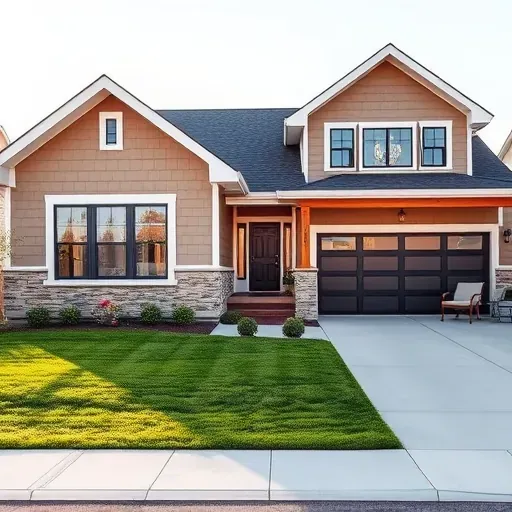 Home remodeling project in Herriman UT showcasing a modern kitchen and living area design with stylish decor.